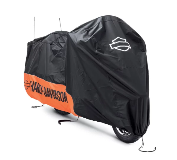 Harley-Davidson säilytyspeite musta/oranssi CVR, W/LOGO, FLT