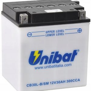 Unibat CB30L-B-SM AKKU Conventional Series 12V 30Ah 300Cca 168x132x176mm