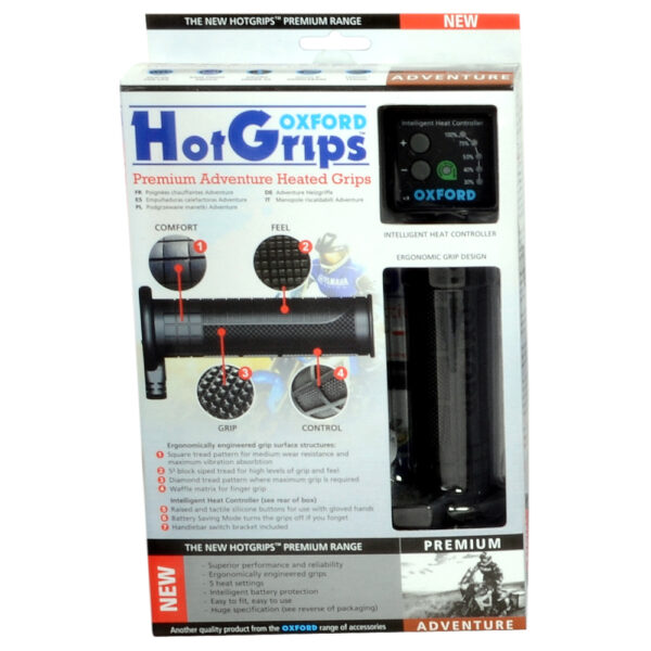 Oxford HotGrips kahvanlämmittimet Premium - Adventure