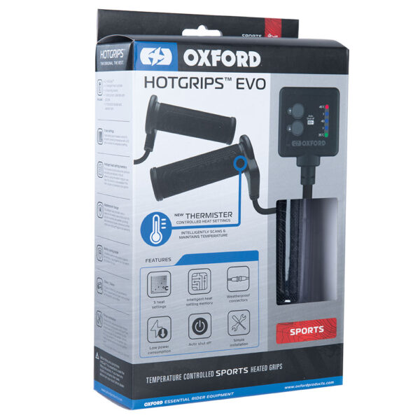 Oxford HotGrips kahvanlämmittimet EVO Sports (Temperature controlled)