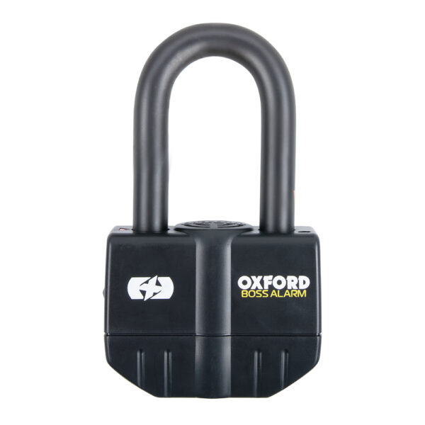 Oxford Boss Alarm lukko hälyttimellä, musta, 16mm