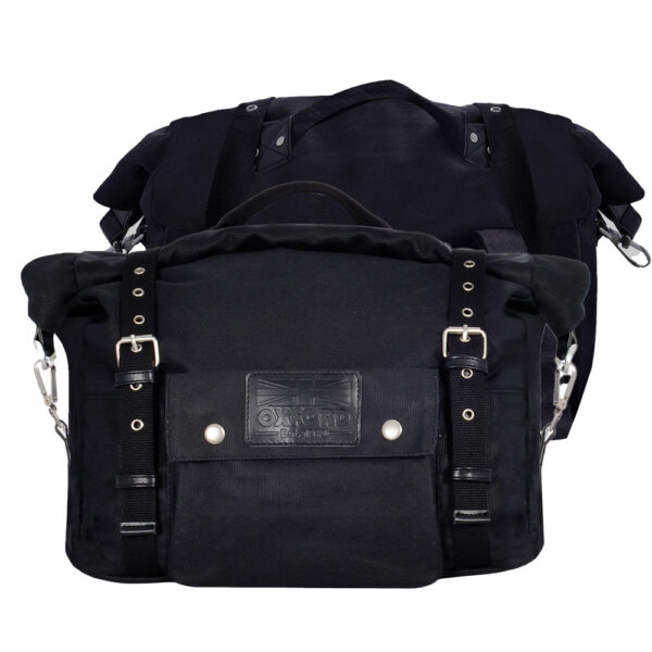 Oxford Heritage sivulaukut, musta 40L