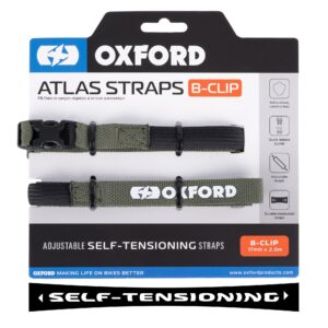 Oxford Atlas B-Clip 17mm x 2.0M Vihreä (pari)