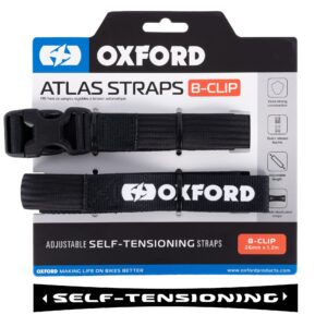 Oxford Atlas B-Clip 26mm x 1.2M musta (pari)
