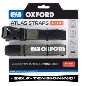 Oxford Atlas B-Clip 26mm x 1.2M Vihreä (pari)