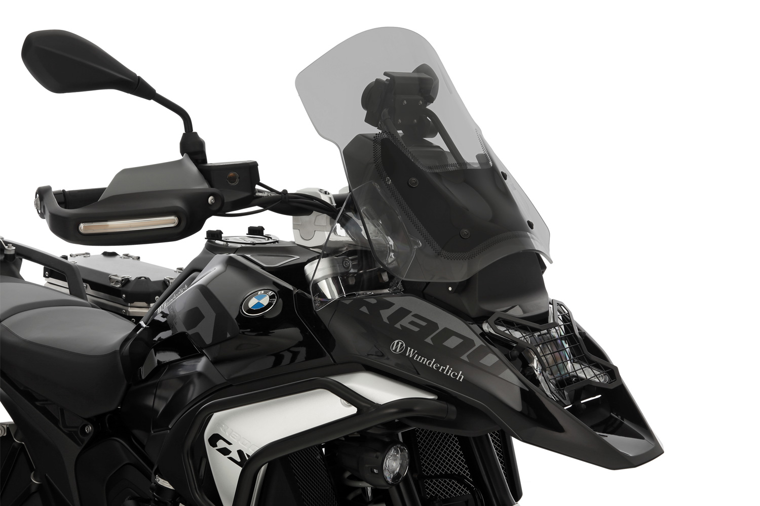 Wunderlich Windshield MARATHON R 1300 GS (Adventure) - For models with ACC - smoked grey - Image 3