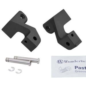 Wunderlich passenger footrest lowering kit R 1300 GS (Adventure) - black (45mm)