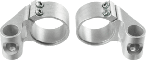 TRW Lucas Clip-On Sport Raised (System 2) ohjaustangon kiinnikkeet 50mm, hopeat