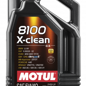Motul 8100 X-Clean 5W40 täyssynteettinen moottoriöljy 4 litraa
