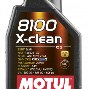 Motul 8100 X-Clean 5W40 täyssynteettinen moottoriöljy 1 litra