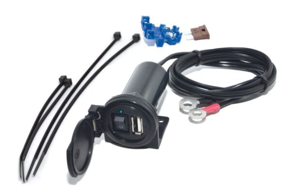 BAAS USB socket with ON/OFF switch 5 V 2.1A IPX3