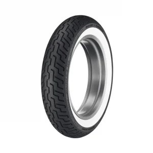 Dunlop Tire Series- D402 MT90B16 Wide Whitewall - 16 in. Rear