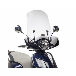 Kappa Tuulisuoja, kirkas Kymco Like 50-125-150 (2017-25) 49,5 x 65,5 cm (H x W)