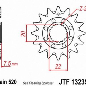 ETURATAS 14-HAMPAINEN F1323-14 CRF250R/X