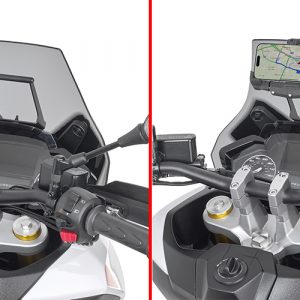 Kappa GPS- tai Puhelintelineen kiinnitysrautaPeugeot XP400 GTXP400 ALLURE '23