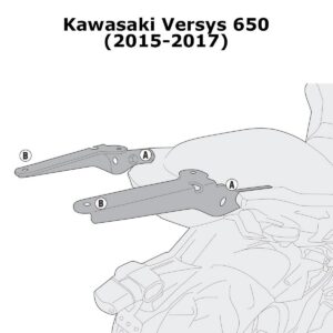 Kappa Takalaukun teline Kawasaki VERSYS 650 2015-26