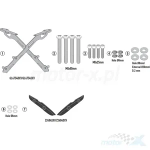 Kappa Takalaukun teline Triumph TRIDENT 660 2021-25