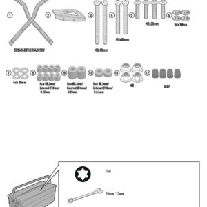 Kappa Takalaukun teline Monolock laukulle Triumph SCRAMBLER 400 X 2024-26, Speed 400 2024-26