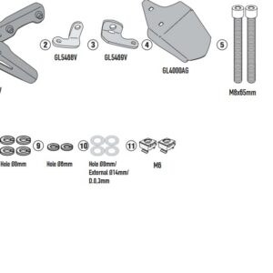 Kappa Takalaukun teline  KTM Duke 790 2018-20, DUKE 890 R 2021-23