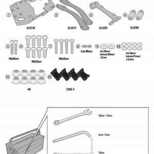 Kappa Takalaukun teline Royal Enfield Scram 411 2022-24