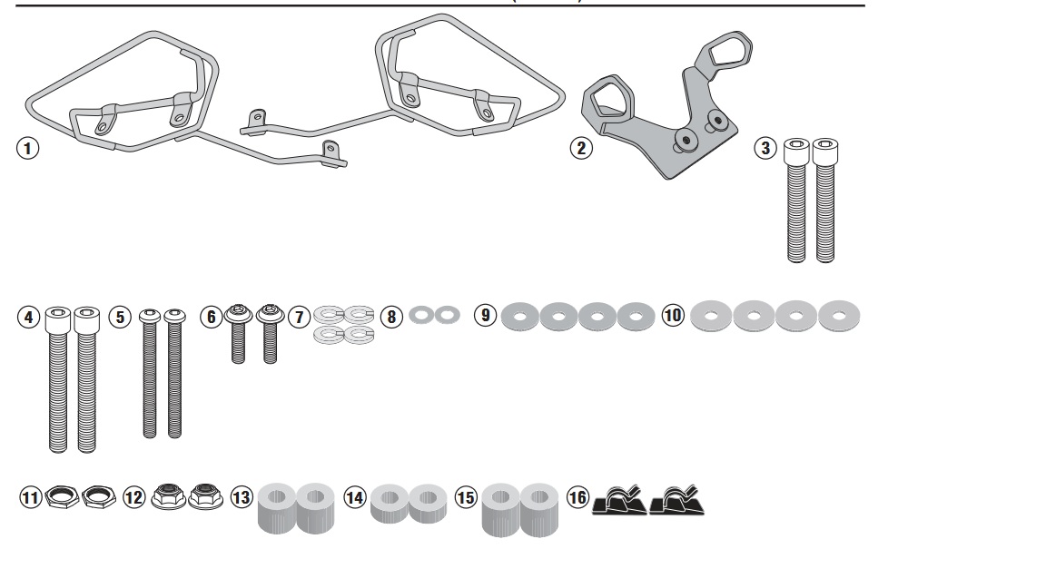 Kappa Putkiteline pehmeille sivulaukuille Kawasaki Z 650 2017-26 - Image 2