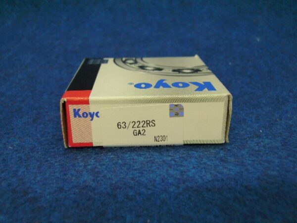 Koyo KUULALAAKERI 63/22-2RS suojattu 22x56x16mm, pyöränlaakeri