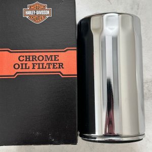 Alkuperäinen ÖLJYNSUODATIN kromi, Harley-Davidson Dyna 91-98