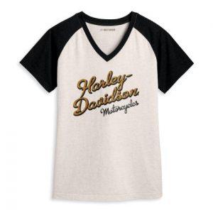 HD Women´s United Raglan V-neck t-paita