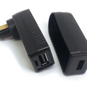 USB Right angle charger BAAS USB9 - black