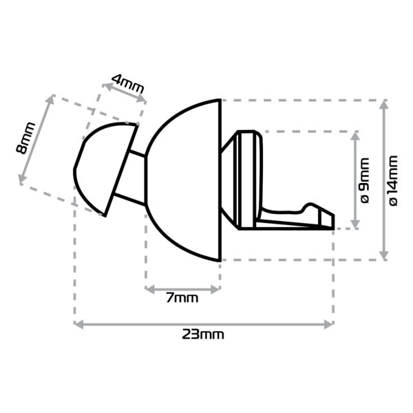 Oxford Filterbuds korvatulpat, Small fit - Image 6