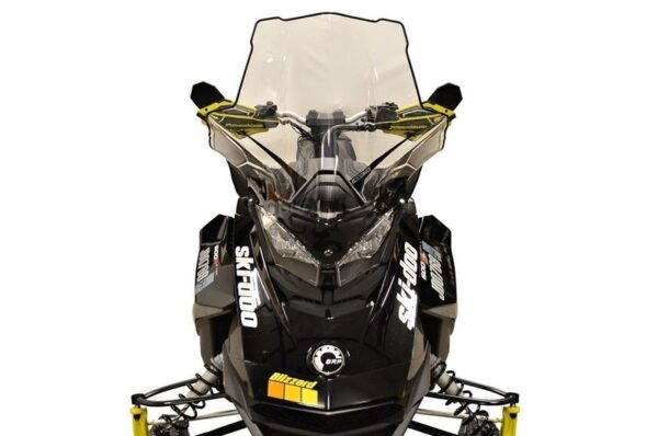 Powermadd Tuulilasi, Ski-Doo Gen4 Korkea 22", Kirkas/Mustalla grafiikalla - Image 2