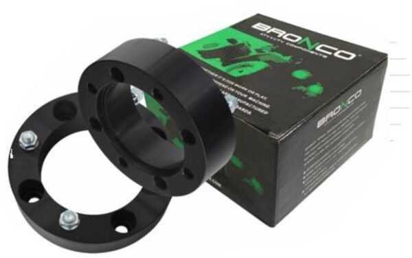 Bronco Levikepalat UTV 1,5" (38mm) 4/110 M12 X 1.25mm pari musta