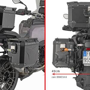 Kappa MONOKEY CAM-Side Contour Sivulaukkuteline BMW R1300GSA (alumiinilaukut)