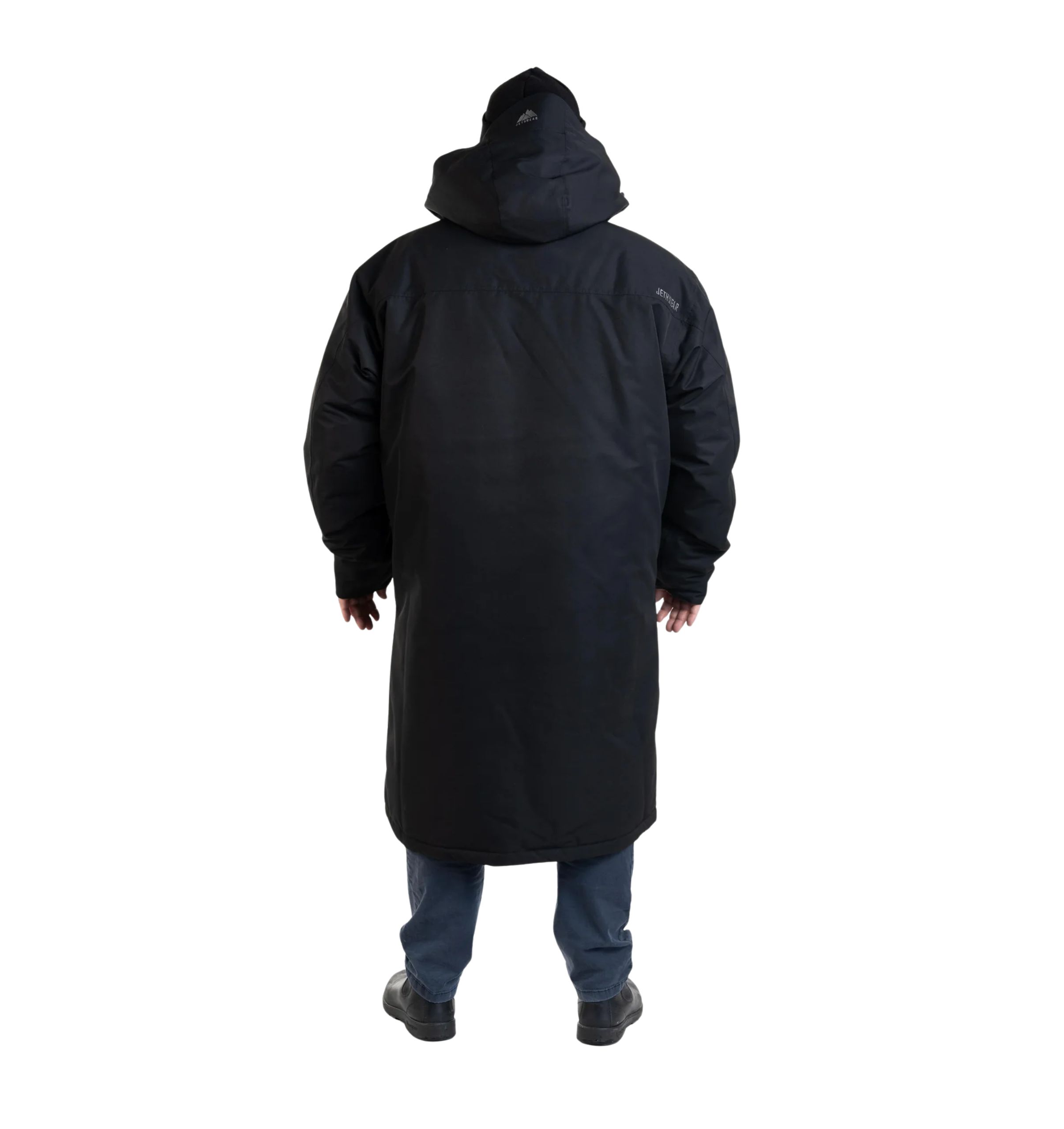 Jethwear Pit Coat varikkotakki, Black/Grey - Image 4