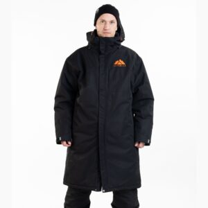 Jethwear Pit Coat varikkotakki, Black/Orange