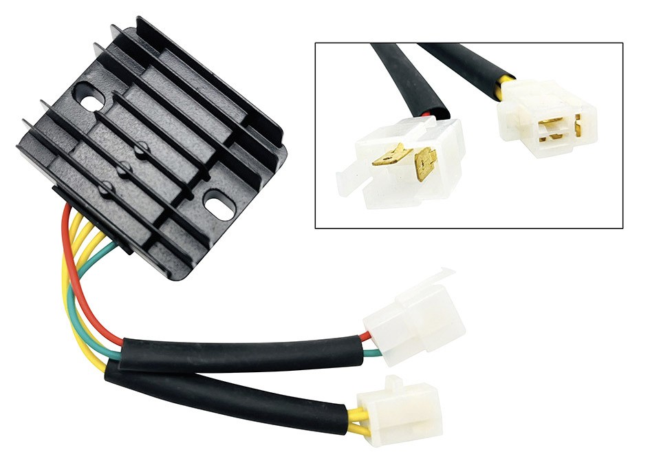 C4 Jännitteensäädin 2+3 liitin, SYM 50 4T E5 skootterit