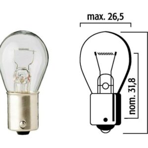 Flösser POLTTIMO 12V 21W, kanta BA15s