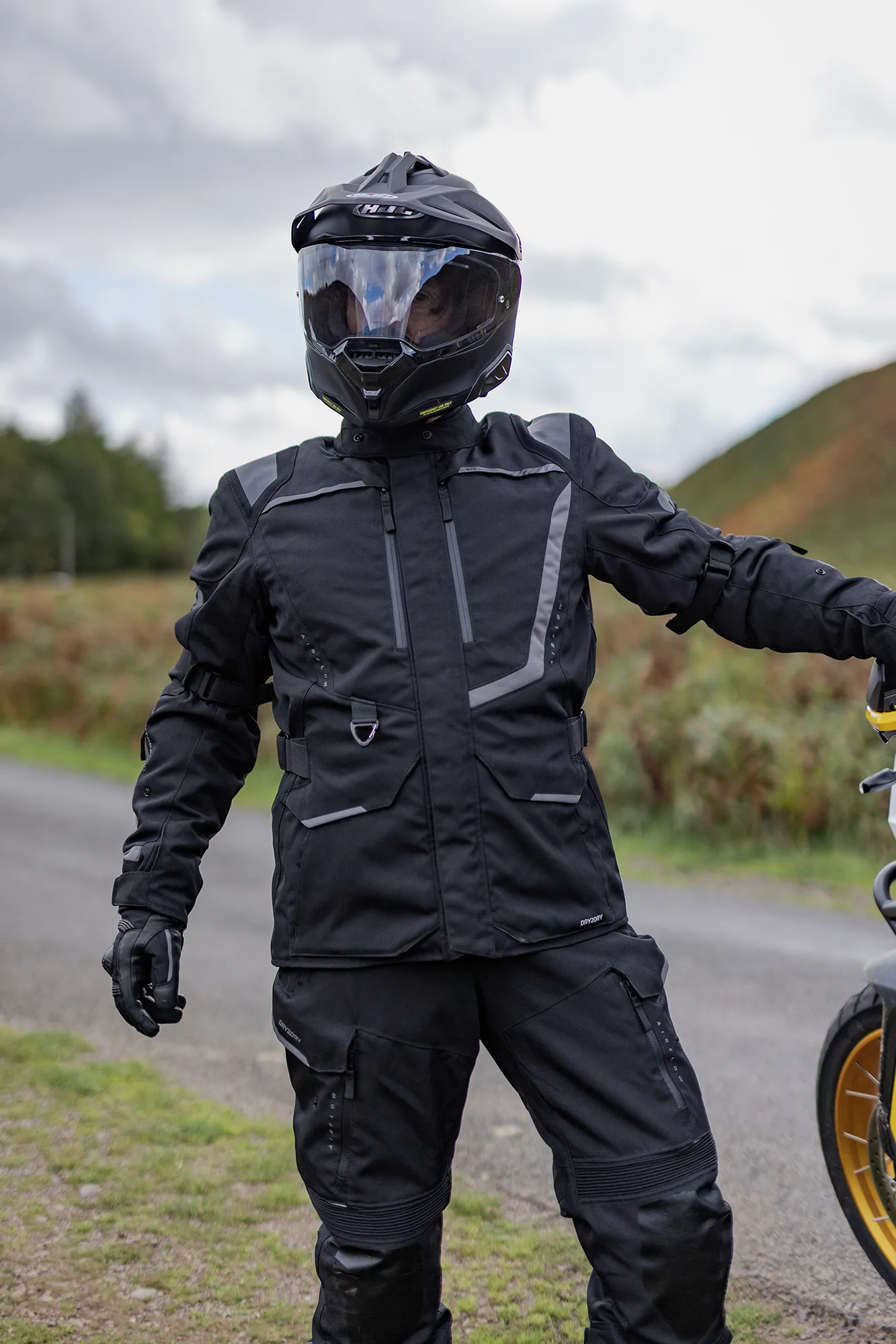 Oxford Montreal 5.0 Dry2Dry ajotakki, Stealth Black - Image 14