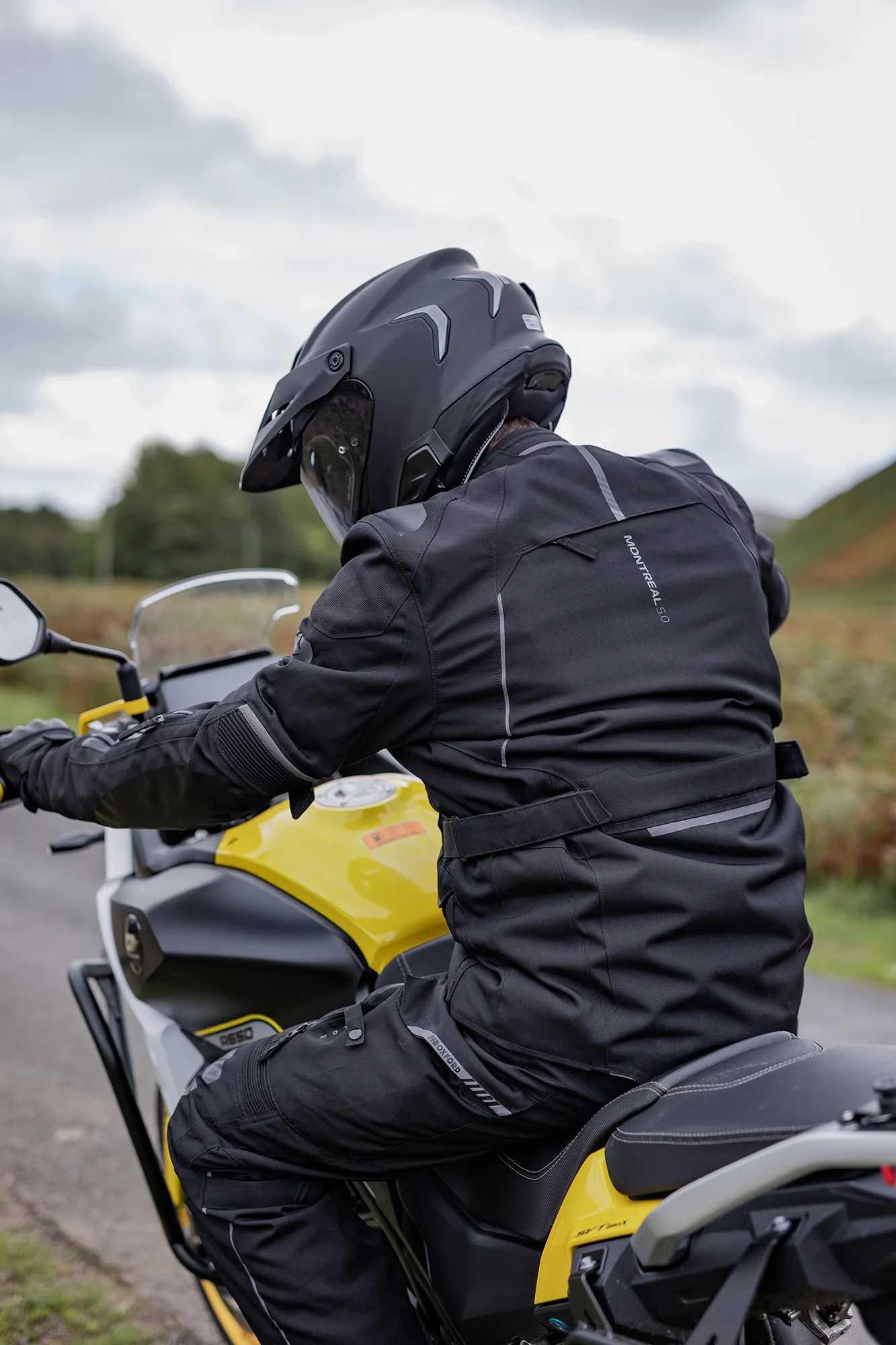 Oxford Montreal 5.0 Dry2Dry ajotakki, Stealth Black - Image 15