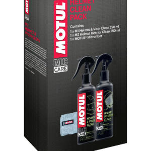Motul HELMET CLEAN PACK kypärän hoitopaketti - M1+M2+mikrokuituliina