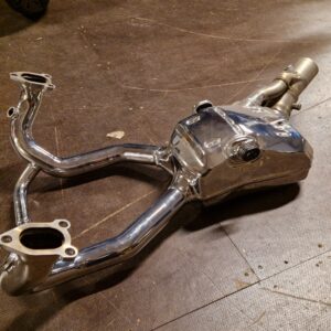 Exhaust manifold with front silencer chrome-plated R1300GS/R1300GSA  POISTO (18511541101)