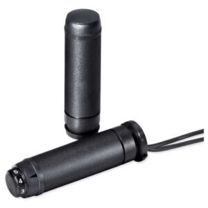 Harley-Davidson Rubber Heated Hand Grips - Black, Smooth Surface Lämpökahvat
