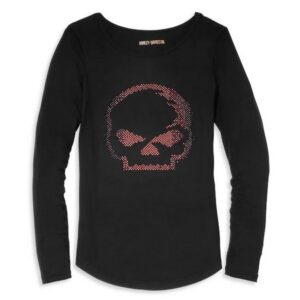 HD Women´s Willie G Skull baseball hem paita