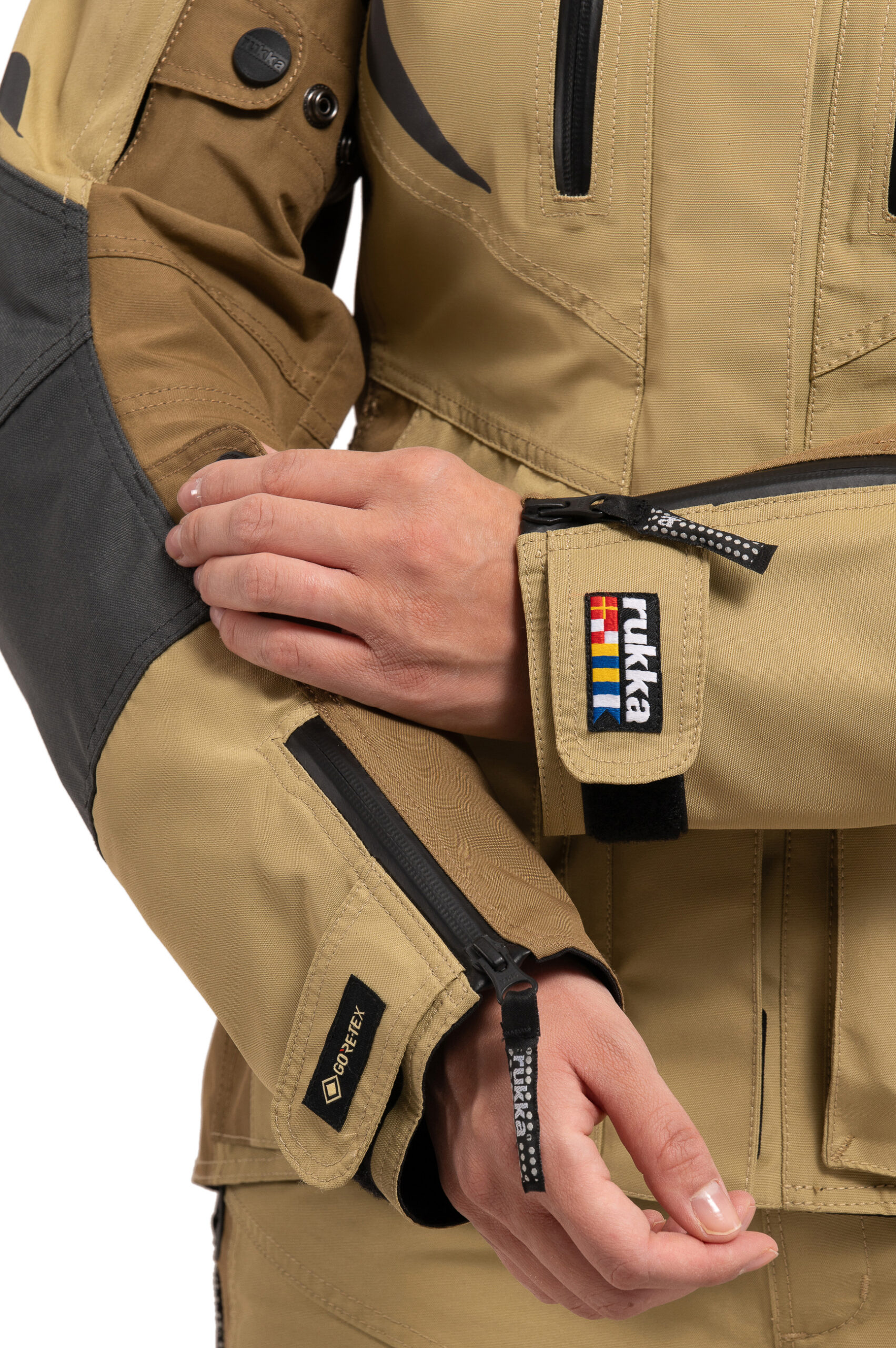 Rukka Venturina ajotakki, khaki - Image 4