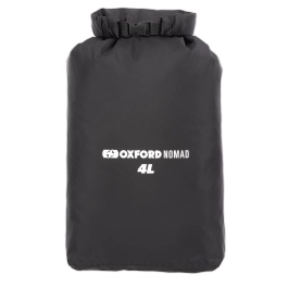 Oxford NOMAD 4l Dry Bag, musta - kevyt vedenpitävä sisäpussi (rullasuljenta)