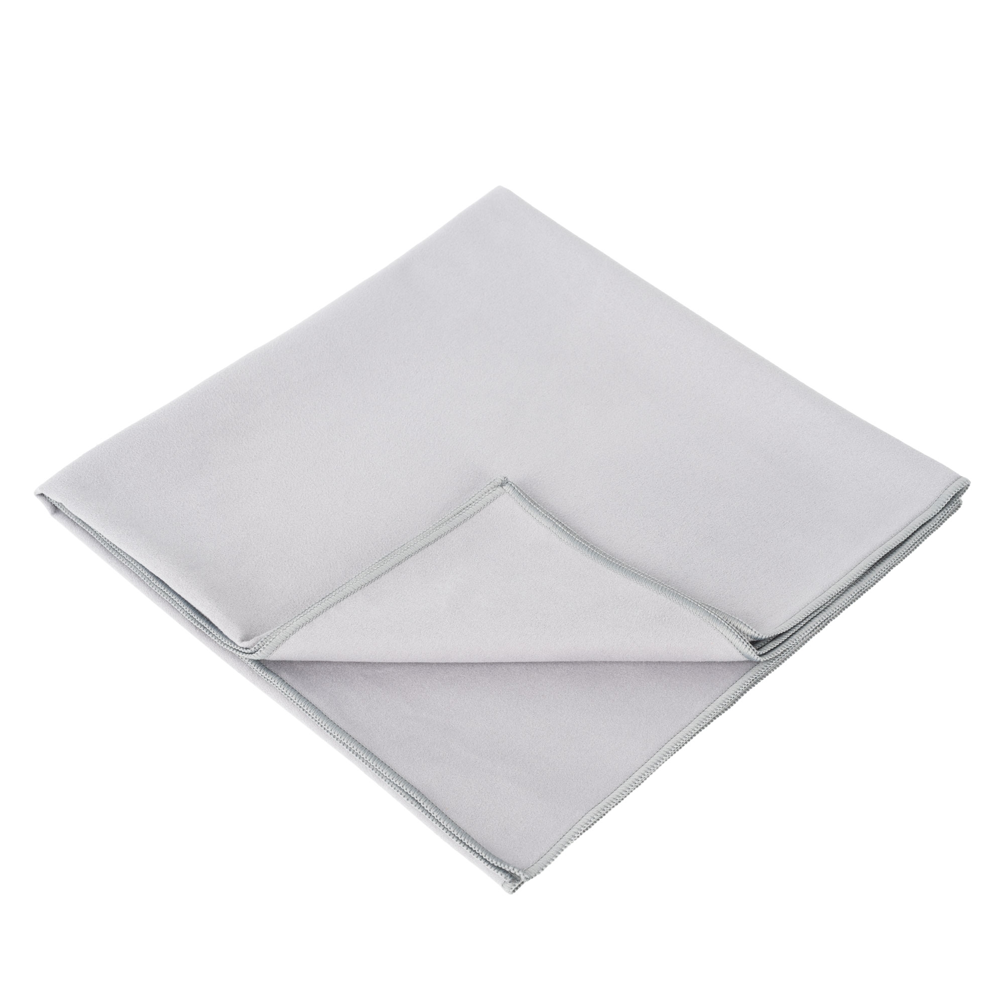 Oxford Camping Towel, harmaa 120 x 60 cm - ultrakevyt mikrokuituinen matkapyyhe - Image 3