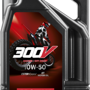 Motul 300V 4T FL Off Road 10W-50 täyssynteettinen KILPAMOOTTORIPYÖRÄÖLJY 4 litraa