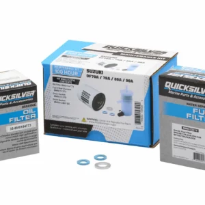 Quicksilver 100h huoltosarja Suzuki DF70A, DF75A, DF80A ja DF90A -moottoreille