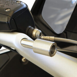 Wunderlich adapter for SP-Connect on stub handlebars - silver