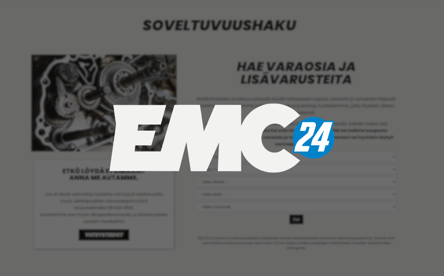 miten mallikohtainen varaosahaku toimii